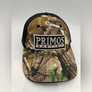 Primos Hunting Camouflage Cap Realtree Adjustable strap Hat Ex Cond